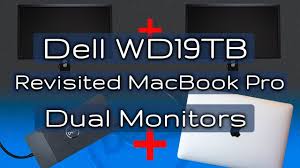 Buy thunderbolt 3 laptop docking stations and get the best deals ✅ at the lowest prices ✅ on ebay! Dell Wd19tb Revisited Dual Monitor For Macbook Pro Touchbar Youtube