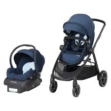 Maxi Cosi Zelia 5 In 1 Modular Travel System Adventurine Blue Travel System Stroller Baby Car Seats Travel System