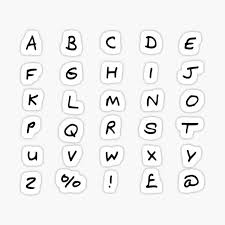 Save 20% now with code home20. Alphabet Letters Stickers Redbubble