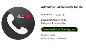 Descarga para android automatic call recorder pro una app para grabar llamadas / creado: Automatic Call Recorder For Me Pro Apk Download