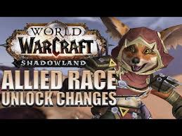 You can unlock the vulpera allied race in shadowlands by completing. Video Alliance Allied Race
