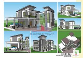Rumah teres 2 tingkat dengan reka bentuk moden kontemporari dan keluasan ruang bagi hiasan dalaman yang kreatif. Pelan Rumah 5 Bilik Rmh