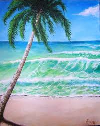 Pin By Samantha Tarracino On Art I Love Beach Painting Tropical Beach Painting Landscape Photography