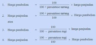 Buatlah sebuah ilustrasi atau praktikan dalam kelompokmu, transaksi jual. Tips Cara Cepat Mengerjakan Soal Soal Aritmatika Sosial Rumus Matematika Smp