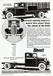 1934 Stewart Trucks Old Ads Car Ads Trucks