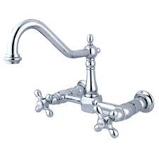 Check spelling or type a new query. Kingston Brass Ks3221ax Vintage 6 Inch Adjustable Center Wall Mount Kitchen Faucet Kingston Brass Ks3222ax Vintage