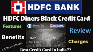 The best rewards credit card gives back a percentage of the amount of every transaction in the form of reward points. Hdfc Bank Diners Black Credit Card Full Details Review 10x Reward Points Better Than Amex Youtube