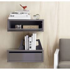 Slice Grey Wall Mounted Storage Shelf Cb2 Idee Deco Chambre Meuble Interieur Idee Rangement