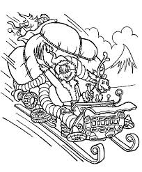 The Grinch Stolen Santas Sleigh Coloring Page Download Print Online Coloring P Grinch Coloring Pages Free Christmas Coloring Pages Christmas Coloring Books
