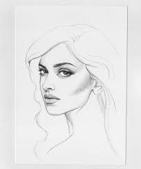 Pin By Nikhath Khanz On Art Ideas Girl Face Drawing Portrait Drawing Face Drawing