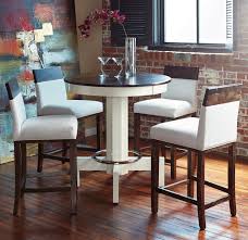 Expression High Top Round Table By Bermex Custom Dining Chairs Dining Room Furniture Bar Height Kitchen Table