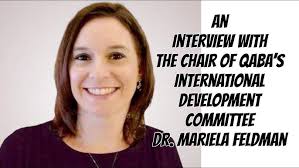 An Interview With the Chair of QABA's International Development Committee  Dr. Mariela Feldman
