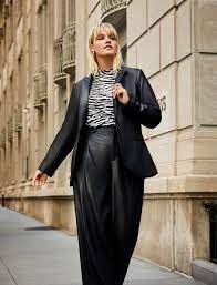 Faux Leather Blazer Women S Plus Size Coats Jackets Eloquii Leather Blazer Women Leather Blazer Pants For Women