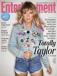 Taylor swift in a tight pink top. Taylor Swift Entertainment Weekly Cover May 2019 Popsugar Entertainment