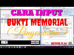 Jelaskan kode pajak yang minimal ada pada myob jika akan digunakan di indonesia! Cara Input Bukti Memorial Penyesuaian Tutorial Myob Accounting V 21 Part 13 Selesai Youtube