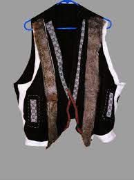 Vest by Smooth Eclipse With Rabbit Fur and Designer Fabric