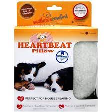 Included with each pillow is a heartbeat device. Petzu Mother S Comfort Heartbeat Pillow Chocolate White Walmart Com Walmart Com