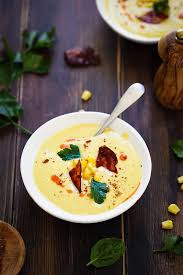 Veloute De Mais Et Chips De Chorizo Recette Facile Un Dejeuner De Soleil Recette Chips De Chorizo Recette Facile Chorizo