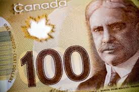 345 Canadian 100 Bill Stock Photos