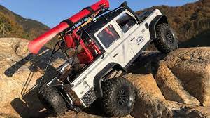 Landrover defender landrover series land rovers land rover off road best 4x4 offroader range rover classic 4x4 trucks ford trucks. Traxxas Trx4 Defender D110 Hard Body L Autumn Landscape Defender Boat Building Traxxas Land Rover