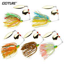 5pcs Spinnerbait Metal Spoon Spinner Bait Bass Lures Fishing Bass Fishing Lures Fishing Lures Carp Fishing Tackle