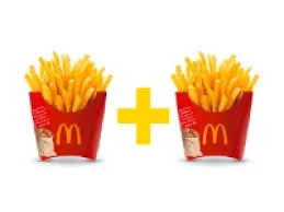 Cut from whole potatoes grown on canadian farms, our fries are cooked to golden perfection in a vegetable oil blend. Mcdonalds Mcdonalds Offer Buy 1 Medium Fries Get 1 Free Online Best Price India Cashback And Coupons