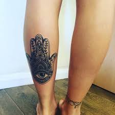 Hamsa Leg Tattoo Design Leg Tattoos Women Leg Sleeve Tattoo Back Of Leg Tattoos