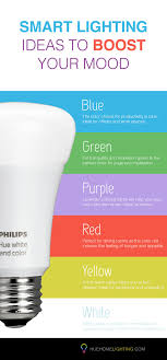 Smart Bulbs Home Lighting Colors To Help Improve Your Mood Mood Lighting Bedroom Led Lighting Bedroom Led Room Lighting