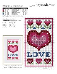 free cross stitch patterns tiny modernist cross stitch