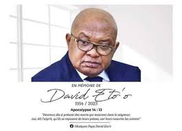 Samuel Eto'o in tears as he finally buries his father 11 months after his  death