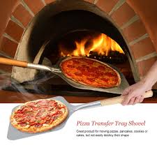 66cm Aluminum Pizza Peel With Wooden Handle Garner Nordic In 2020 Pizza Peel Cheese Cutter Wooden Handles