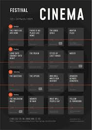 Pink and teal flower spring music festival. Film Festival Schedule Poster 766446 Flyers Design Bundles In 2021 Film Festival Poster Event Schedule Design Event Poster Design