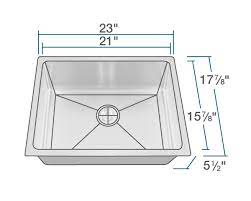 The sink and countertop were the first elements of a modular kitchen to get standardised. Ada1823 Stainless Steel Single Bowl 3 4 Radius Kitchen Sink