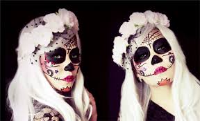 Sugar skull halloween makeup inspiration from wiki: The 15 Best Sugar Skull Makeup Looks For Halloween Halloween Ideas Wonderhowto