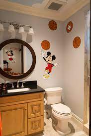 Great theme for shared bedrooms. Mickey Mouse Bathroom Ideas Photos Houzz