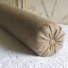 The bolster pillow is a small pillow that can come in any shape and design with a firm but still comfortable filling, usually used for back and arm support or as a decorative piece. 1