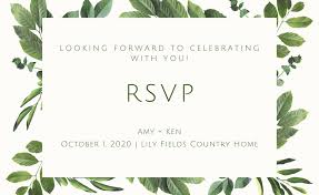 A range of sizes, shapes and border styles available. Wedding Rsvp Cards Tips You Should Know Georgia Bridal Show