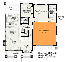 Floor plans, house plans & blueprints with porches. Simply Simple One Story Bungalow 18267be Architectural Designs House Plans