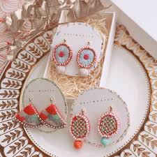 jewelry おしゃれまとめの人気アイデア pinterest beatriz kim 刺繍 ピアス 作り方 刺繍 ピアス アクセサリー