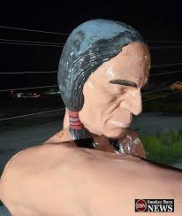 Cross Plains Landmark Muffler Man Gets a Makeover