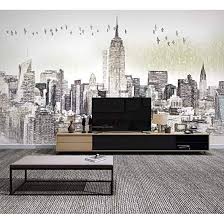 Home > black and white wallpapers > page 1. Latitude Run Infinger Peel And Stick Charcoal New York City Wallpaper Wayfair