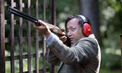 Rhik Samadder tries … clay pigeon shooting: 'I am a townie holding a little  gun, dressed as Rupert Bear' | Life and style | The Guardian