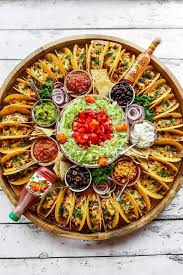 Giant Taco Platter Easy Taco Recipes Party Food Platters Party Food Appetizers