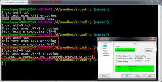 The first section has the same output as the git fetch command (refer git fetch command), whereas the second section has the same output as the git merge command. Git Bash And Text Files With Different Encodings Stack Overflow