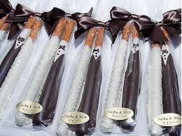 Chocolate Covered Pretzels And Oreos On Pinterest Pretzel Rods Homemade Wedding Favors My Wedding Favors Wedding Pretzels