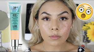 First off, she loves the great coverage and natural matte finish but her favorite thing about the matte cc cream is its weightless feel on her skin. Worth The Buy Or Naw It Cosmetics Matte Cc Cream Youtube
