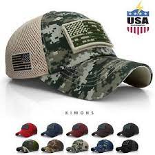 12 99 Usa American Flag Hat Detachable Baseball Mesh Tactical Military Army Cap Us Hats For Men American Flag Hat Flag Hat