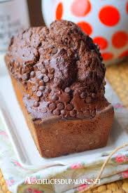 Cake Banane Chocolat Bien Gonfle Et Moelleux Aux Delices Du Palais Cake Banane Chocolat Cake A La Banane Banane Chocolat