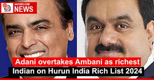 Adani overtakes Ambani as richest Indian