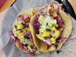 Recipe photo may include foods and ingredients that are not a part of this recipe and not included in remove the fish from the pan and flake with a fork, mixing in the salsa mixture. First Look At Pacific Coast Tacos In Sugar Land Hankonfood Com